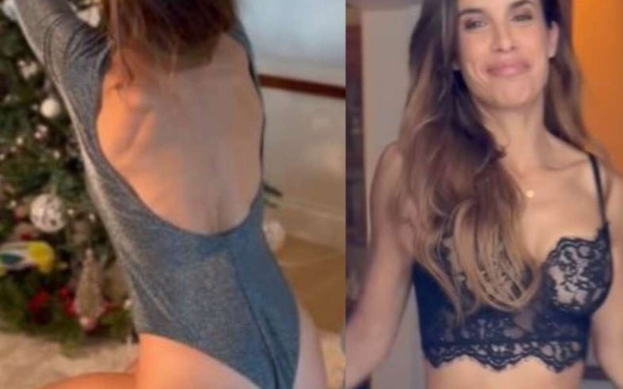 Canalis in lingerie